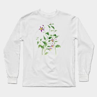 July 12th birthday flower Long Sleeve T-Shirt